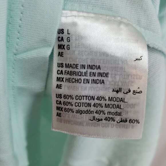 Style & Co Poet Blouse Large Moonlight Jade (AT) - Picture 3 of 6